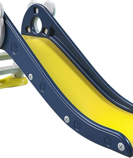 Toddler Slides for Age 1-3 Kids Baby Plastic Slides Indoor Playset Outdoor Playground Climber Freestanding Playset Game with UP and Slides Navy