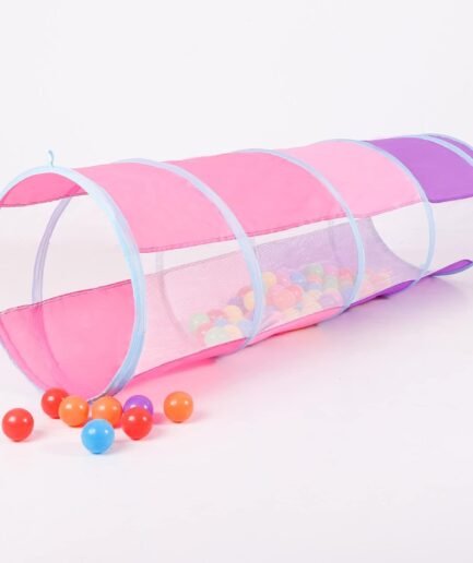 Kids Play Tunnel, Tunnel for Toddlers 1-3, Pop Up Crawl Tunnel Toy for Infant Baby Children Mesh See Through, Collapsible Tent Gift for Girl Boy