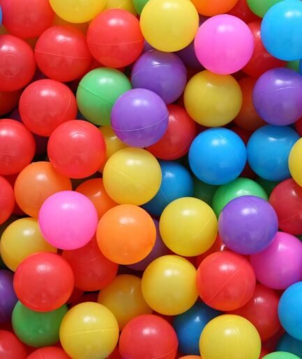 Ball Pit Balls - Colorful Ocean Pool Toys for Kids, Phthalate & Free, 100pcs for Toddler Playhouse, Tent, or Playpen